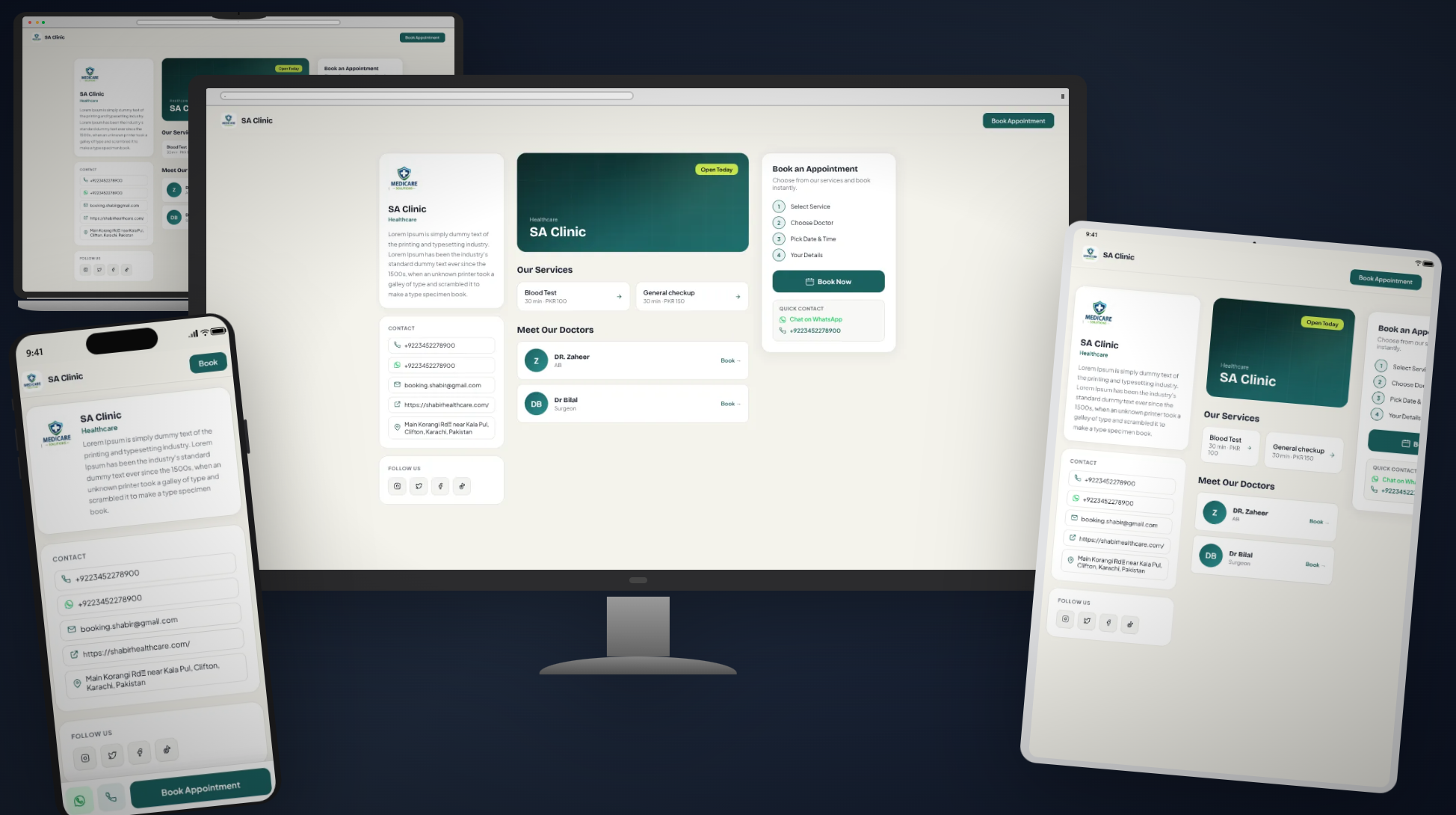 Online appointment booking